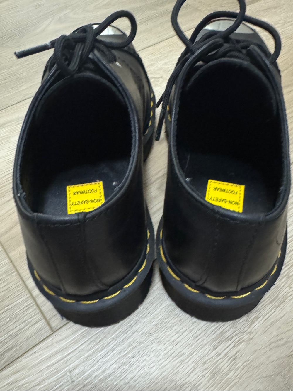Dr. Martens 1925 Luxor Blk Steel Toe Cap 3-Eye Oxford Shoes Unisex M5/W6 - Picture 6 of 8